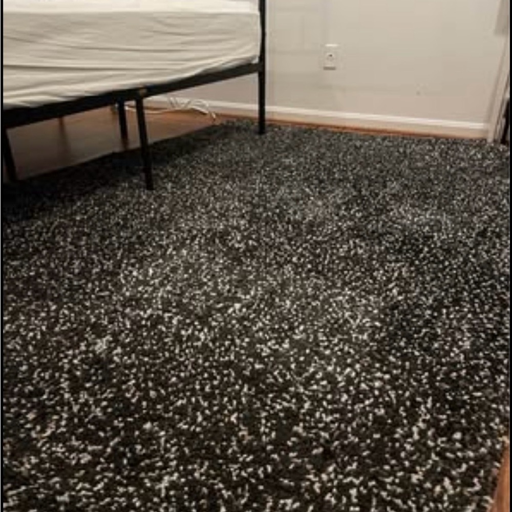 IKEA Black and White VINDUM Rug